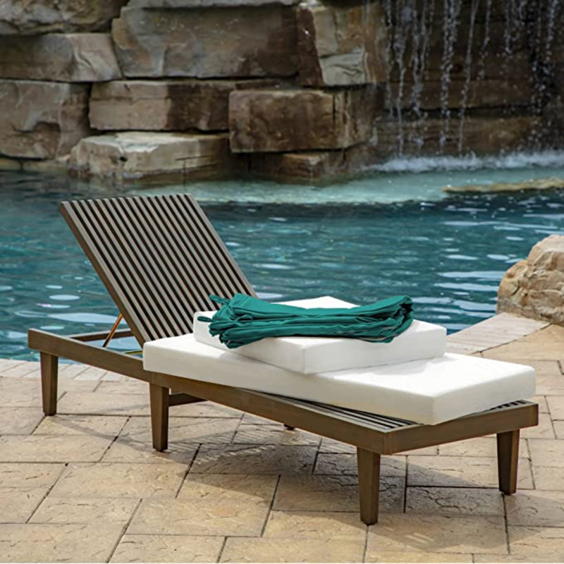 Outdoor 4'' Seat / Back Cushion, Teal