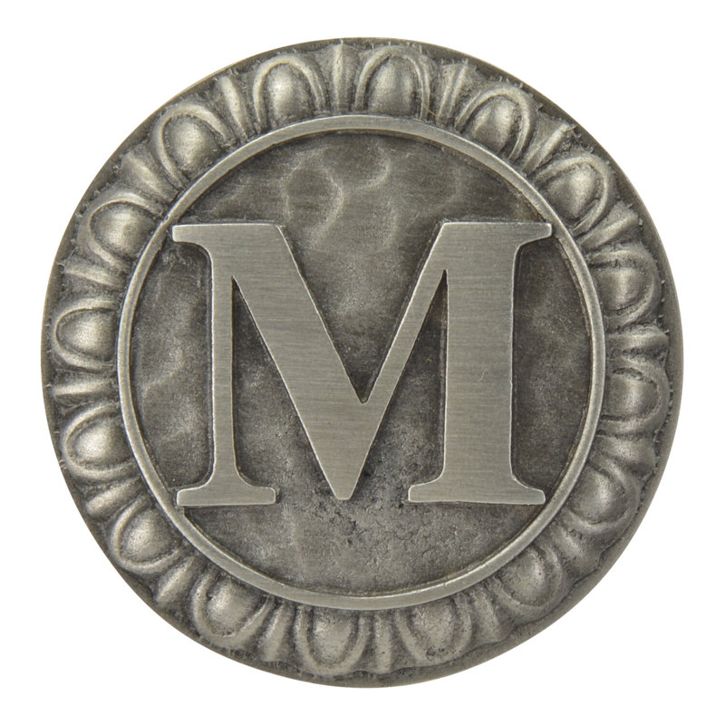 Jewel Mushroom Knob, Antique Pewter