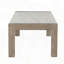 Table basse à plateau en marbre avec base à 4 pieds et finition beige