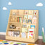 Bibliothèque pour enfants et rangement pour jouets, étagère à livres multifonctionnelle en bois pour enfants avec présentoir dans la chambre de jeux pour enfants, enfants, tout-petits-977043151