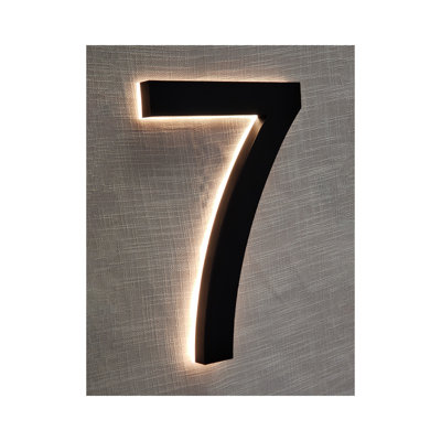 2'' H Weather Resistant Steel House Number