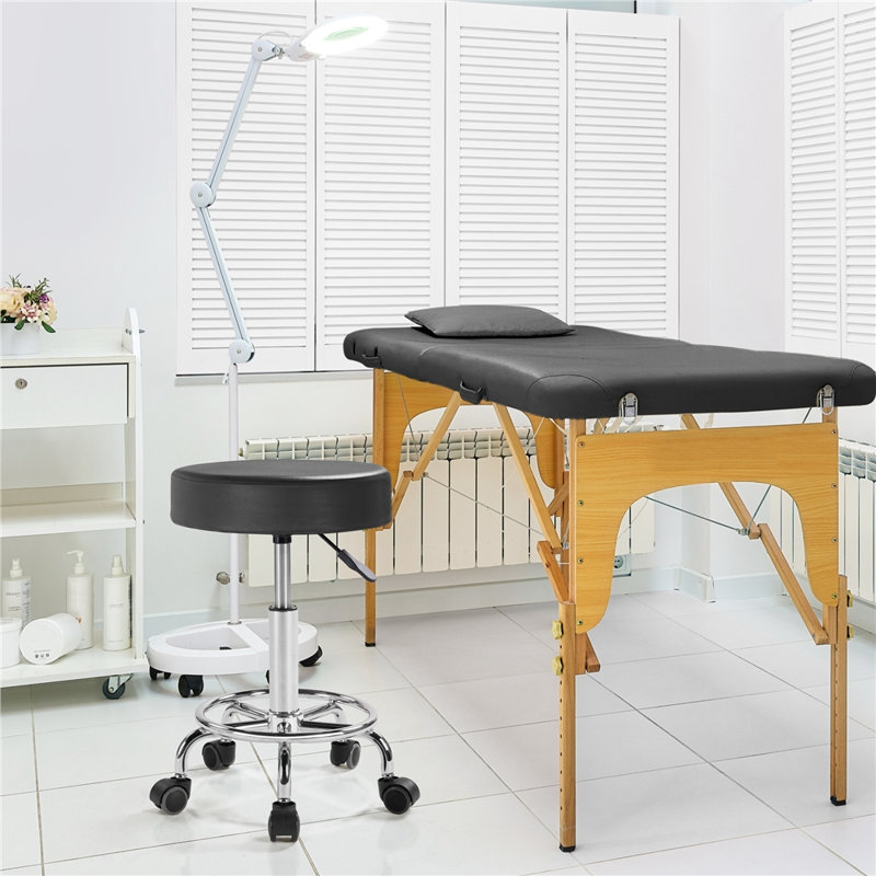 Tabouret actif à hauteur ajustable Valmar, Noir