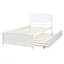 Lit plateforme simple avec lit gigogne, blanc-1798575954