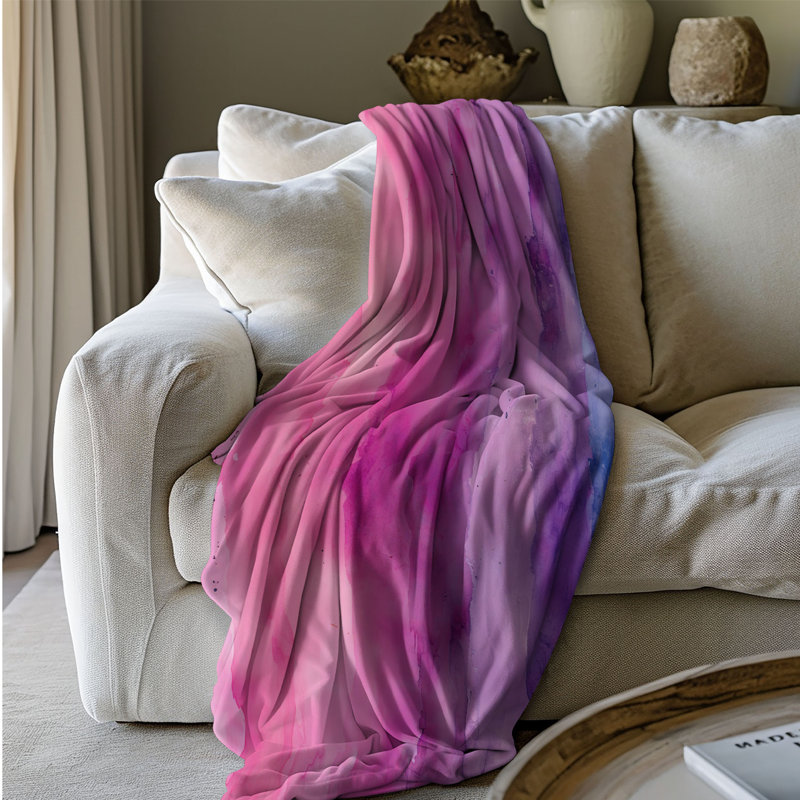 Jeté chromatique 1 pièce Sherpa Premium, 50 po x 60 po