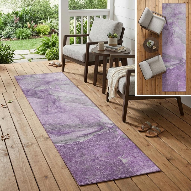 Tapis de couloir d'extérieur 8 po