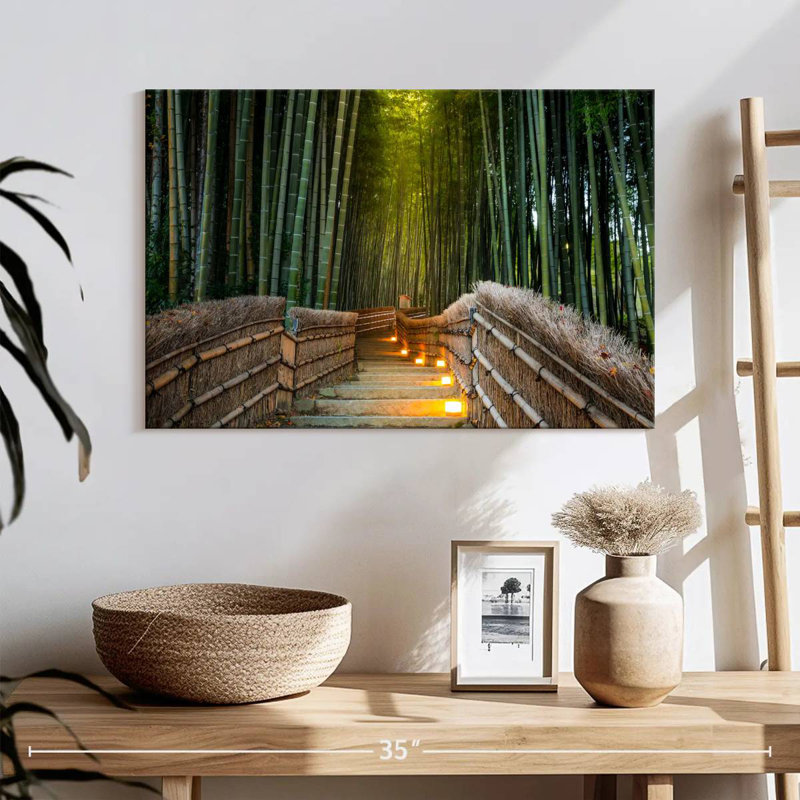 Sebbie Tranquil Arashiyama Bamboo Forest, 16" H x 24" W
