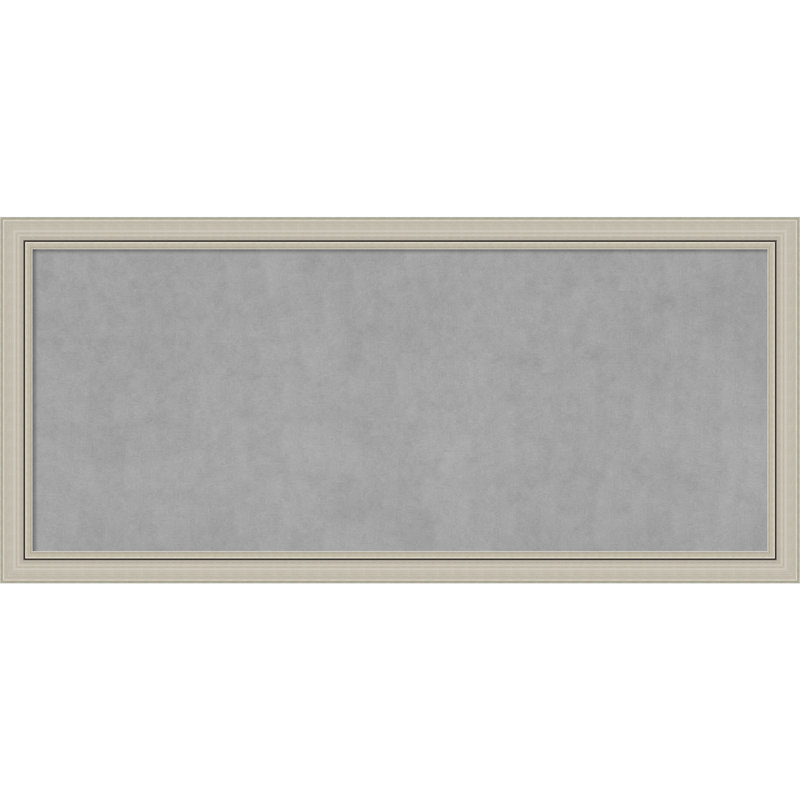 Tableau d'affichage mural en bois magnétique, H 24 po x l 52 po