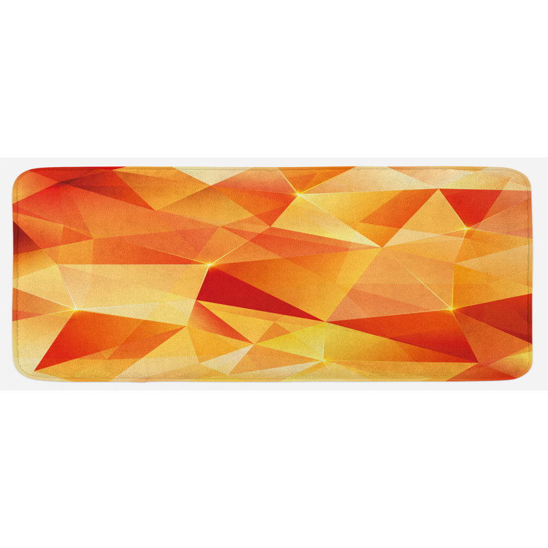 Tapis de cuisine abstrait