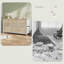 Chest of drawers with 5 drawers made of fabric; Chest of drawers; Sideboard-341198088