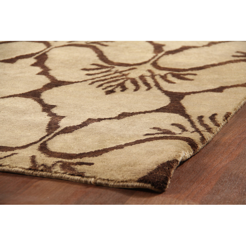 Metro Wool Floral Area Rug, Rectangle 8' x 10'