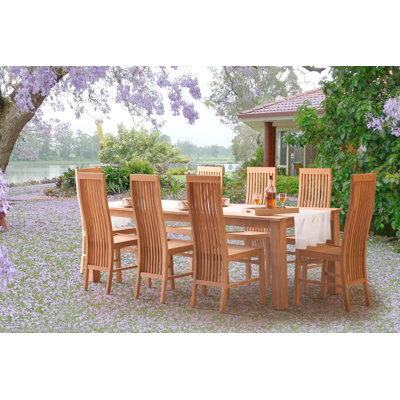 Chaise de patio en teck Cia
