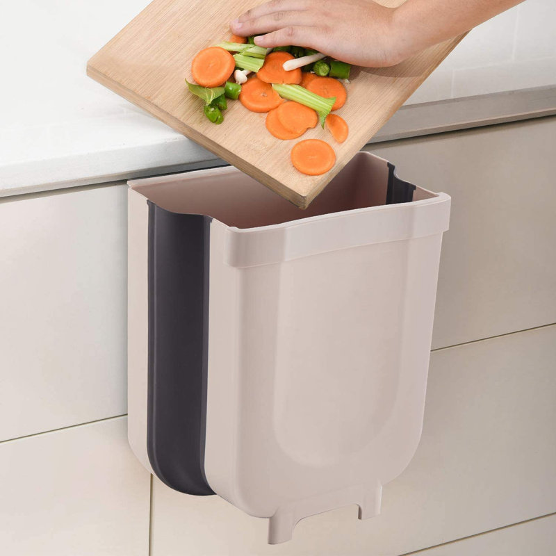 Plastic Open Waste Basket - 2.3 Gallons