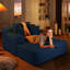 Canapé-lit convertible sans cadre avec poche de rangement latérale-440632948