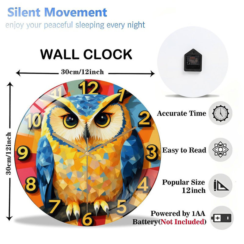 Horloge murale 12 pi
