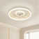 Karlena 20'' Modern Flush Mount Ceiling Fan with Lights and Remote Control