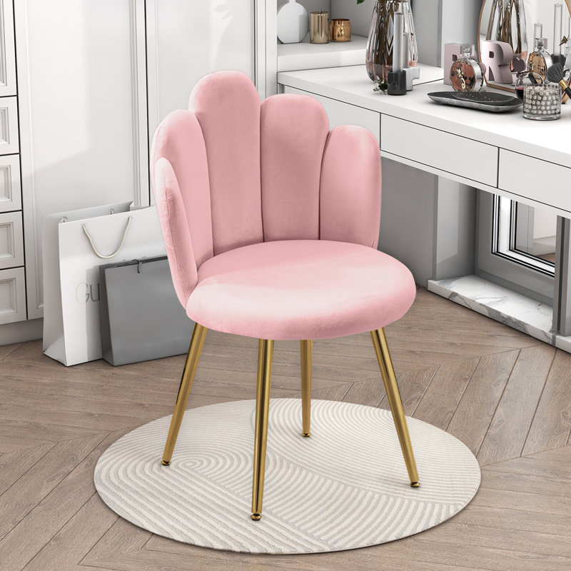 Fauteuil de maquillage Latara, Rose