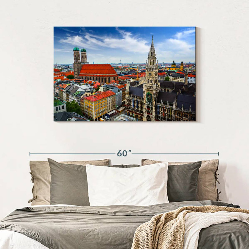 Paysage urbain du camion R munich, H 30 po x l 45 po