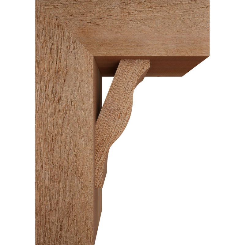 Support Funston Block avec support décalé, 26 x 18, Cèdre rouge occidental de l 8 po (scié brut)