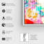 Bright And Joyful - Floater Frame Painting on Canvas-66421159