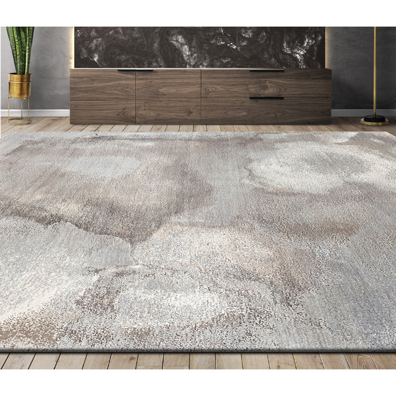 Tapis rectangulaire noué à la main, Rectangle de 5 pi x 8 pi