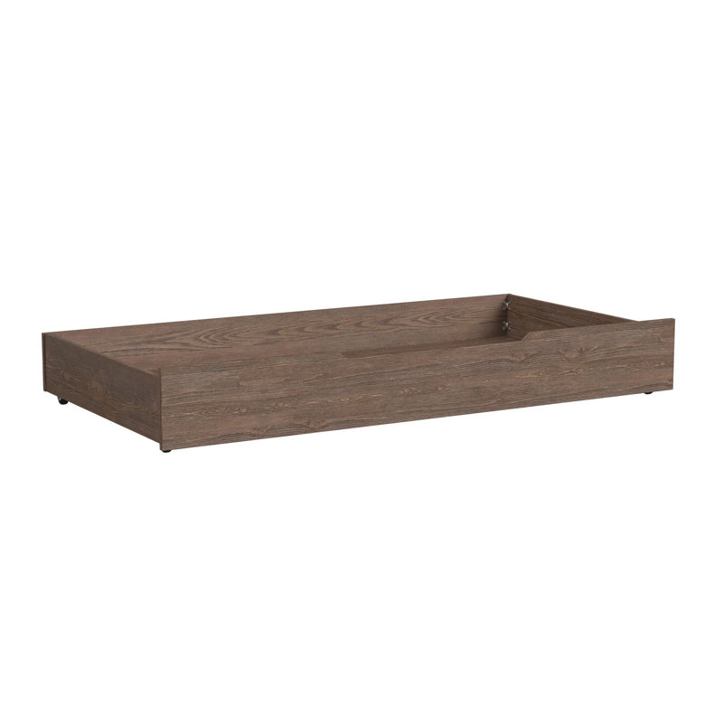 Lit gigogne en bois massif Carlson, Brun récolte