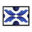 Lunes bleues avec gouttes abstraites - Peinture sur toile-67230871-67230875