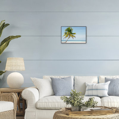 Giclée encadrée de palmier Barrier Reef Island, design par Danita Delimont