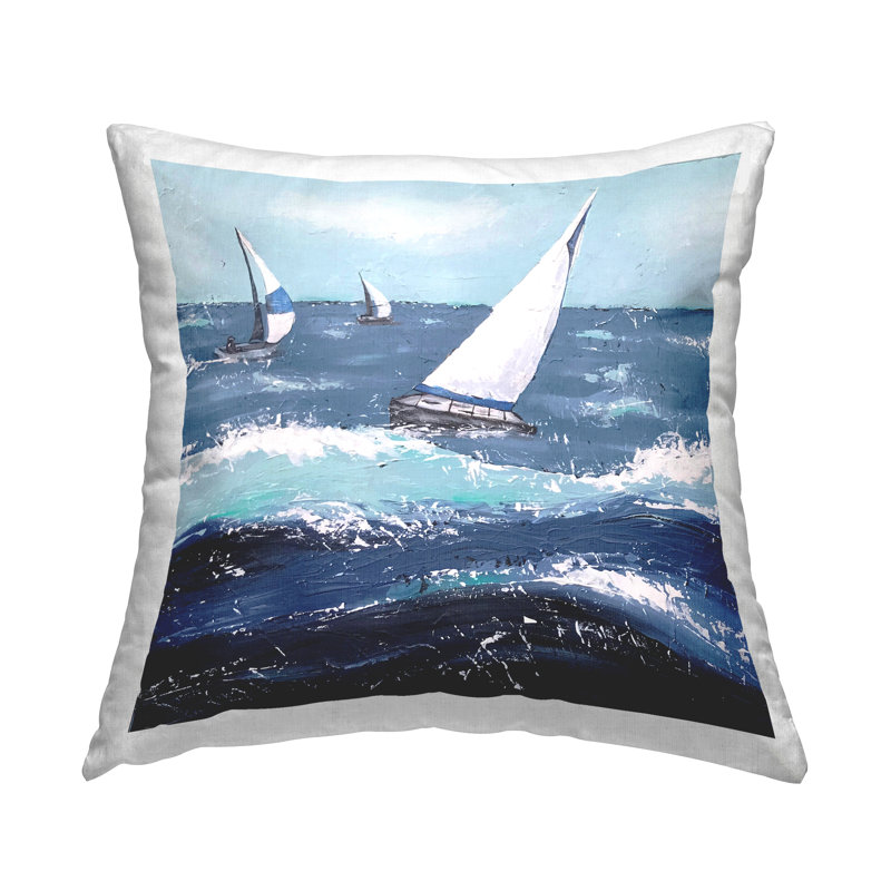 Coussin décoratif Rough Sea Waves