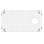 Karran 27 1/2 po X 14 3/4 po Grille inférieure en acier inoxydable pour Qt-670, Qu-670