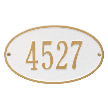 1-Line Wall Address Plaque