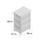 Maize 3 Drawer 38cm W Solid Wood Chest