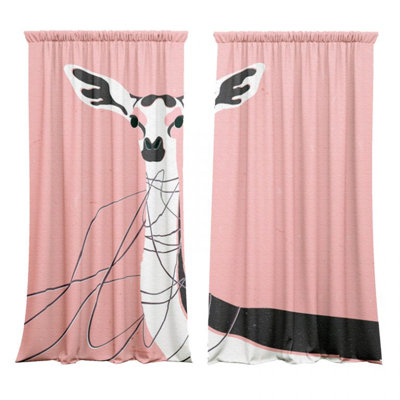Tristian Baby Slot Top Blackout Sliding Panel Curtains