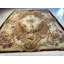 Tapis à médaillon antique à motif floral français Aubusson