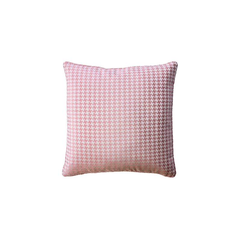 Housse et insert de coussin carré Tetron, Rose