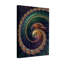 Ensemble de 1 tableau sur toile à motif de spirale fractale-836366260