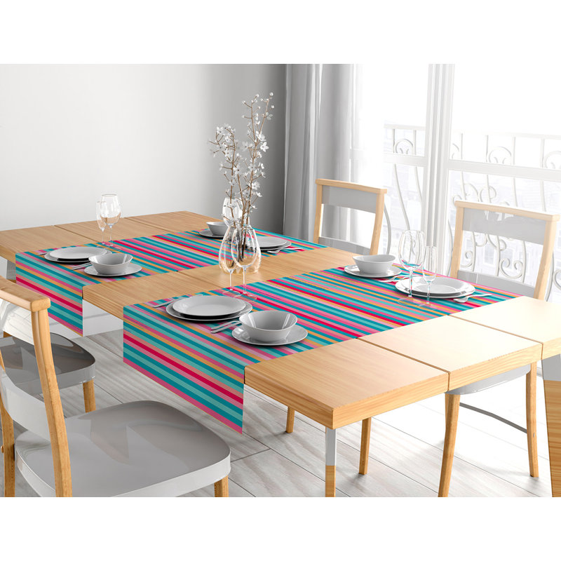 Jain Striped Table Runner