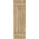 Volets de planche-n-lattes (par paire) Americraft (2 lattes)