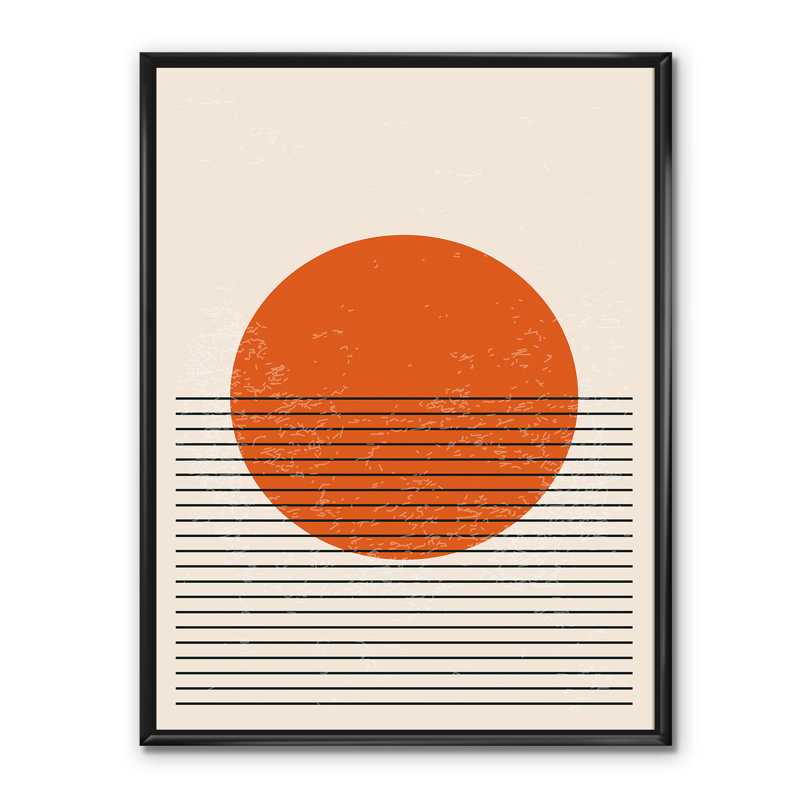 «Minimal Geometric Compostions of Elementary Forms XIII», reproduction d'impression sur toile, Toile avec cadre noir