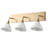 3-lamp White Gold Adjustable Iron Industrial Mirror Front Light-1240516624