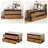 3 Peice Modular Office Storage Cabinet, Stackable Cabinet, Multifunctional Storage Cabinet With Flexible Combinations