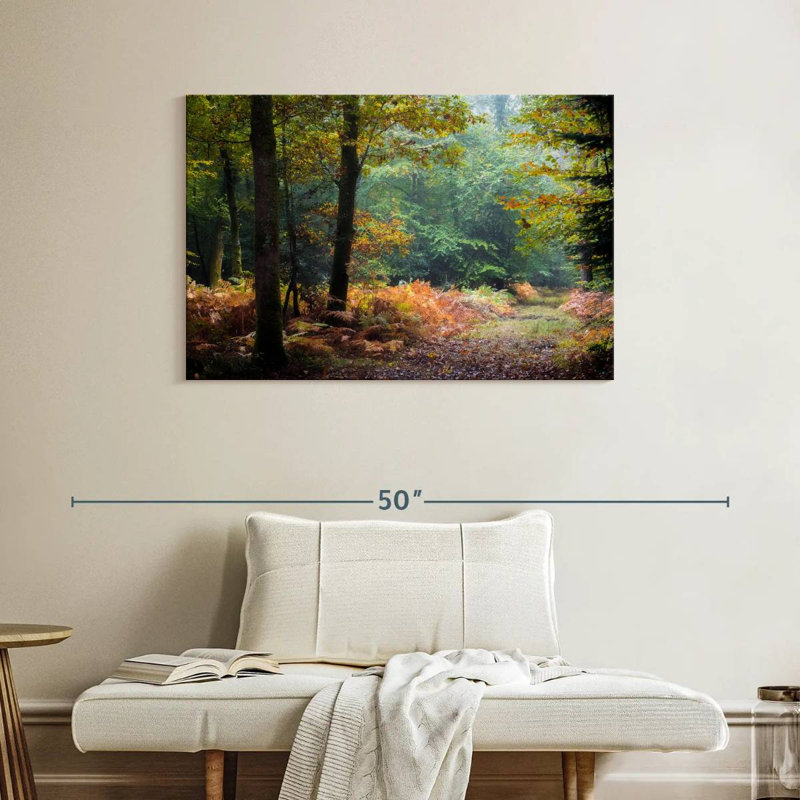 Harnek, feuilles d'automne de la forêt, H 26 po x l 39 po