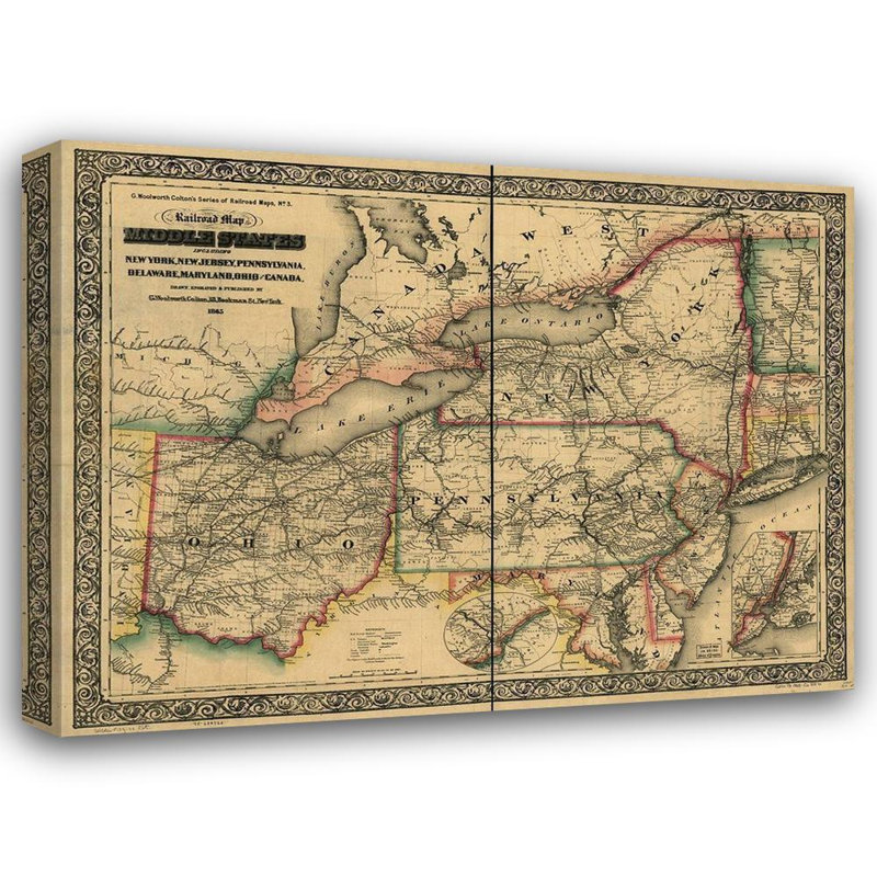 Art sur toile tendue par Williston Forge, H 36 po x l 46 po