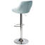 Swivel Upholstered Adjustable Height Bar Stool-553395772