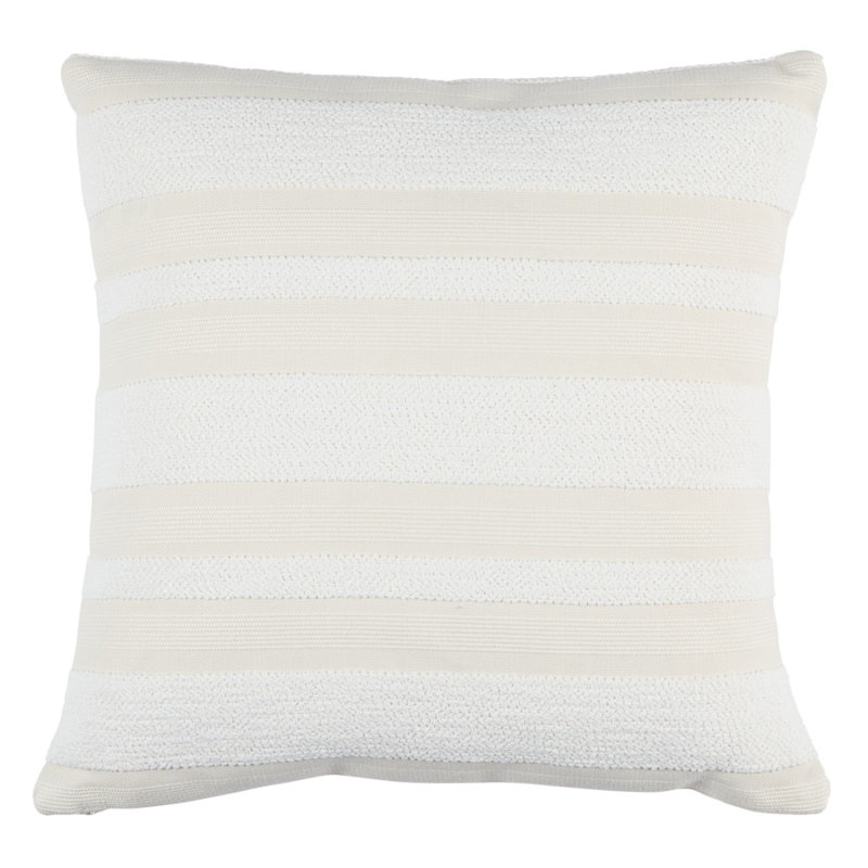 Ohara Stripe Indoor/Outdoor Pillow, 18" x 18"