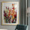 «Wildflowers Blooming II», reproduction encadrée de qualité supérieure - prête à être accrochée