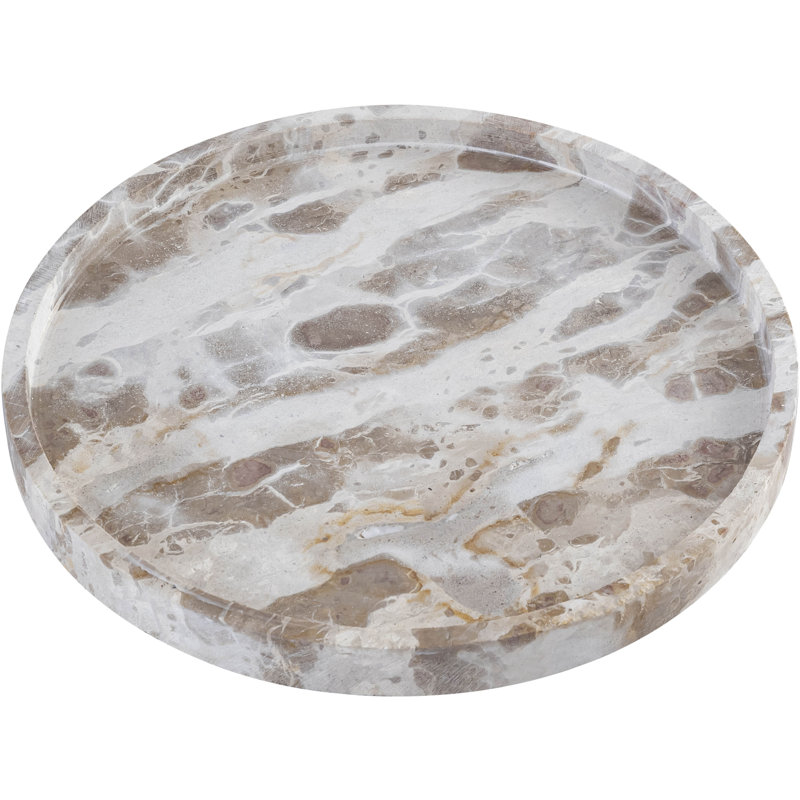 Plateau en marbre Barletta, Beige