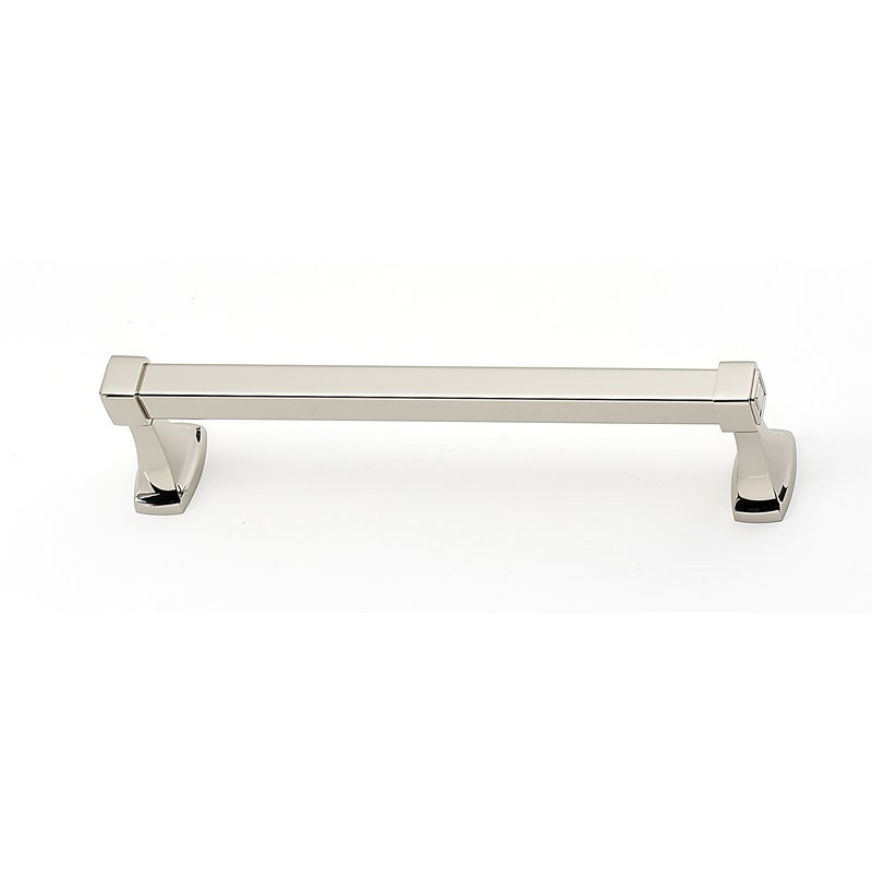 Barre à serviettes murale 13,25 po Cube, Nickel poli