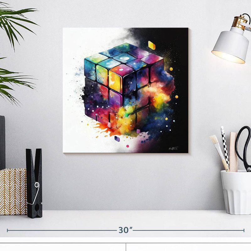 Senne Rubik, 16" H x 16" W