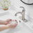 Single-Hole Single-handle Bathroom Faucet with Drain Assembly-95166392