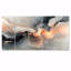 «Abstract Geode Grey Marble River Shape II», ensemble d'art sur toile marbrée-1126152451